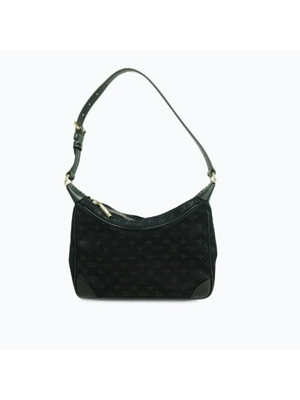 Louis Vuitton Pouch Monogram Satin Little Boulogne Noir